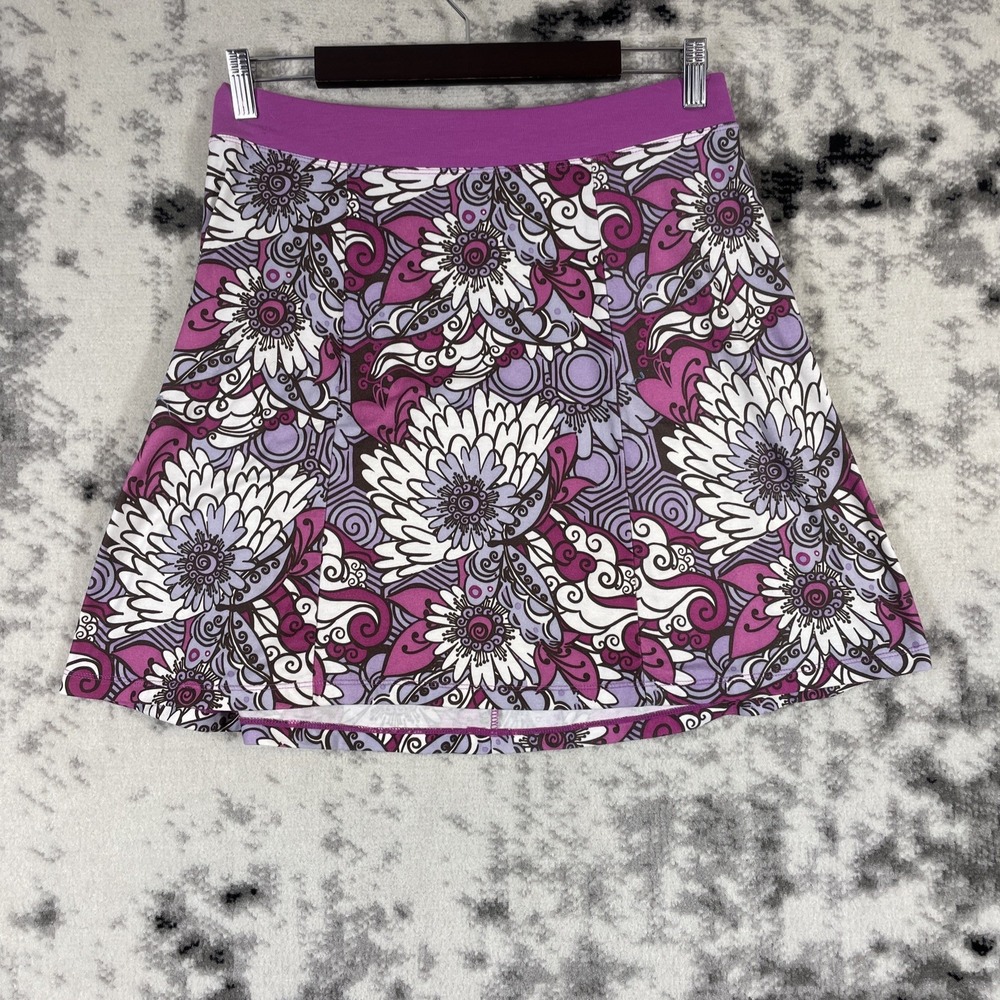 Prana Skirt Womens Size‎ Small Mini Floral Comfort Outdoors Vintage